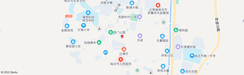 临沧凤翔小学_公交站地图_临沧公交_妙搜公交查询2024