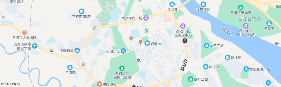 西双版纳集贸市场后门_公交站地图_西双版纳公交_妙搜公交查询2024