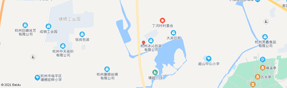 杭州丁山河村_公交站地图_杭州公交_妙搜公交查询2024