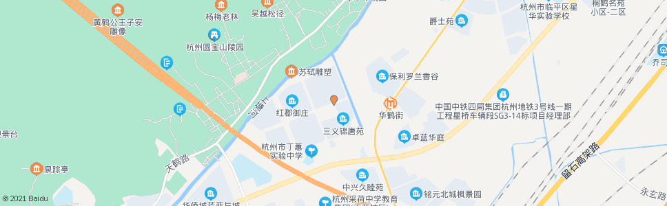 杭州华鹤街长睦路口_公交站地图_杭州公交_妙搜公交查询2024