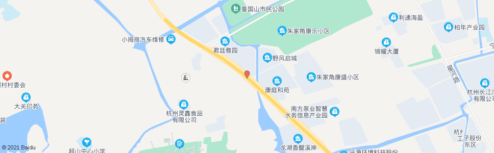 杭州网墩村_公交站地图_杭州公交_妙搜公交查询2024