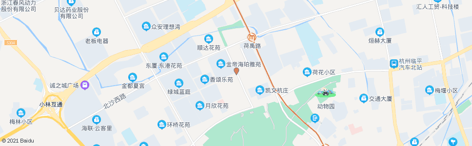 杭州振兴西路雨荷路口_公交站地图_杭州公交_妙搜公交查询2024