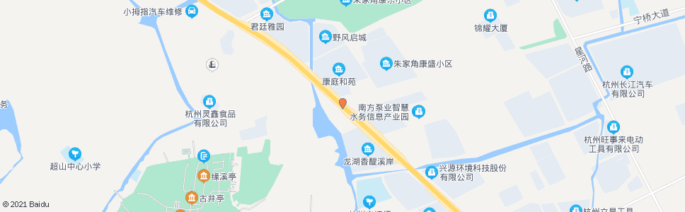 杭州09省道宁桥大道路口_公交站地图_杭州公交_妙搜公交查询2024