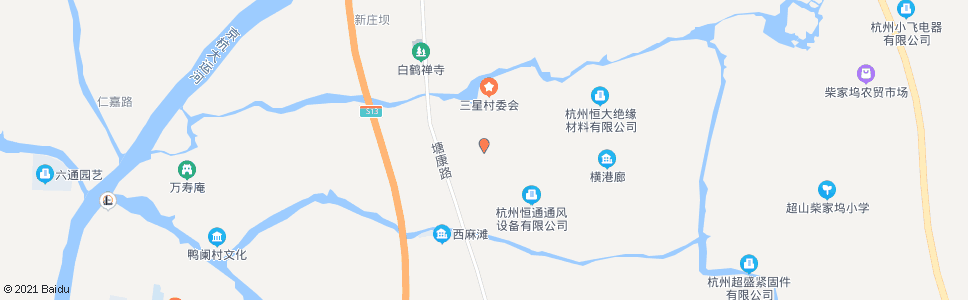 杭州麻滩村_公交站地图_杭州公交_妙搜公交查询2024