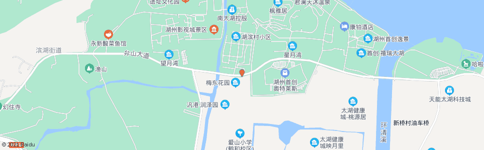 湖州滨湖街道_公交站地图_湖州公交_妙搜公交查询2024