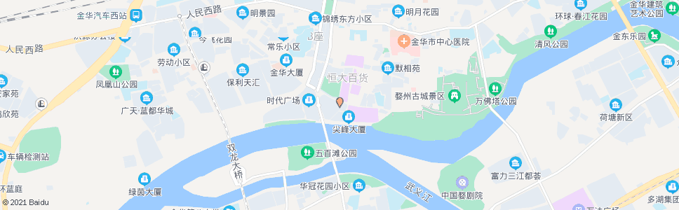 金华雪峰大酒店_公交站地图_金华公交_妙搜公交查询2024