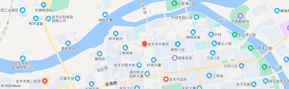金华新中医院_公交站地图_金华公交_妙搜公交查询2024
