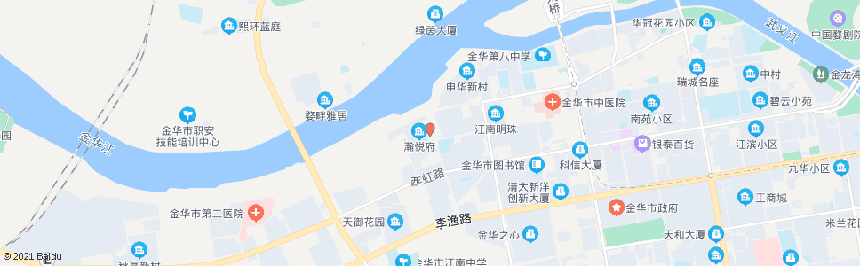 金华西关社区_公交站地图_金华公交_妙搜公交查询2024