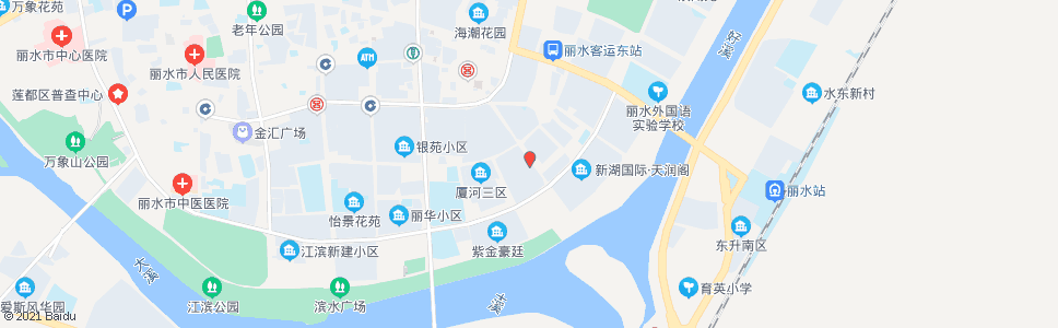 丽水江滨小区_公交站地图_丽水公交_妙搜公交查询2024