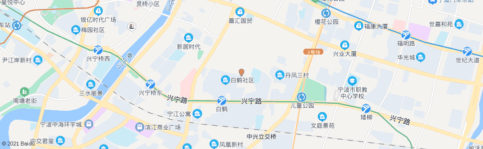 宁波白鹤街道_公交站地图_宁波公交_妙搜公交查询2024