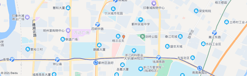 宁波前河路四明路口_公交站地图_宁波公交_妙搜公交查询2024