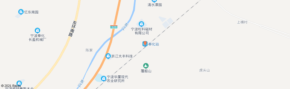 宁波横路(奉化)_公交站地图_宁波公交_妙搜公交查询2024