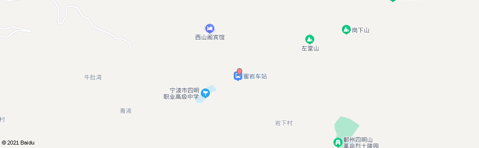 宁波蜜岩_公交站地图_宁波公交_妙搜公交查询2024