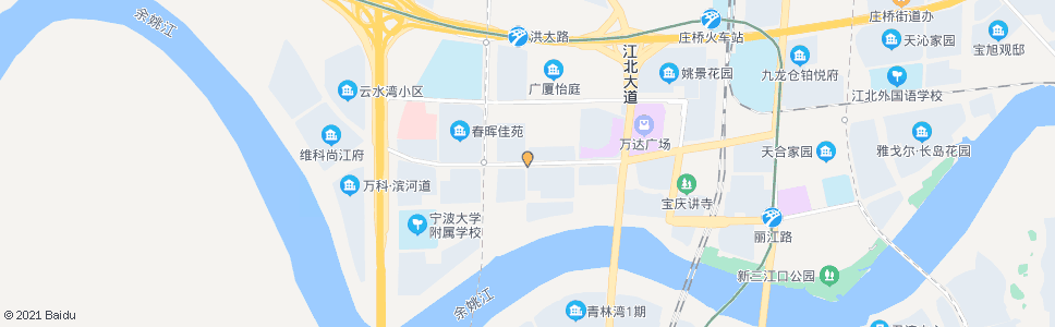 宁波云飞路北海南路口_公交站地图_宁波公交_妙搜公交查询2024