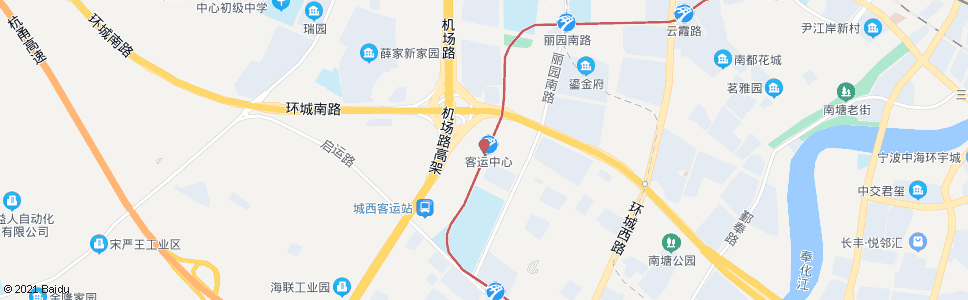 宁波镇海区公路客运中心_公交站地图_宁波公交_妙搜公交查询2024