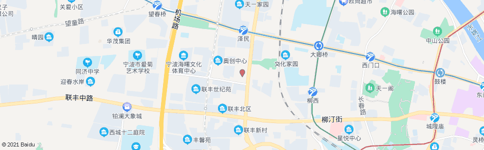 宁波白云二村(浙江商业技师学院)_公交站地图_宁波公交_妙搜公交查询2024