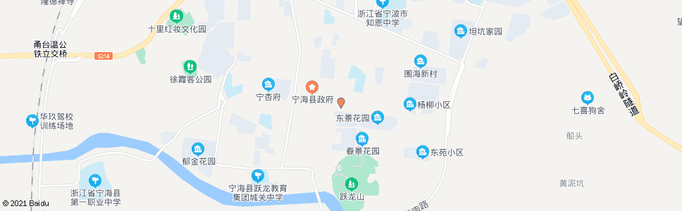 宁波东大街社区_公交站地图_宁波公交_妙搜公交查询2024