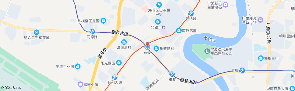 宁波石碶站_公交站地图_宁波公交_妙搜公交查询2024