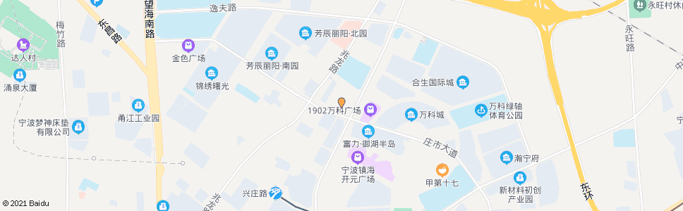 宁波兴庄路(宁波第五医院)_公交站地图_宁波公交_妙搜公交查询2024