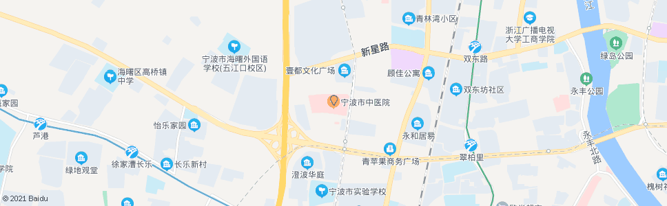 宁波市中医院_公交站地图_宁波公交_妙搜公交查询2024