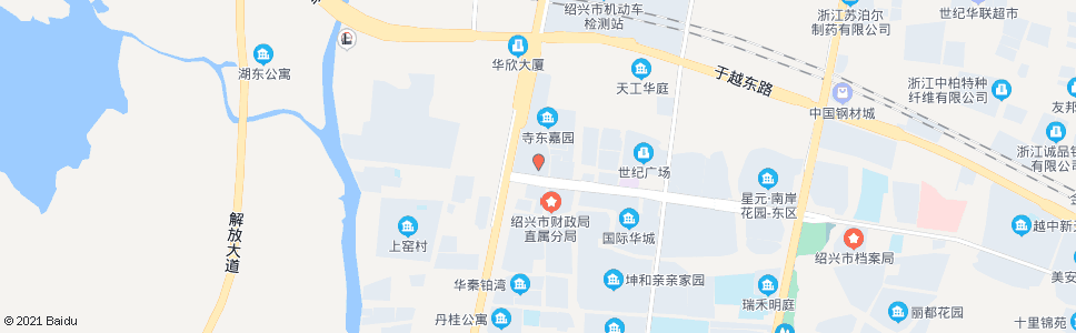 绍兴大润发超市1_公交站地图_绍兴公交_妙搜公交查询2024