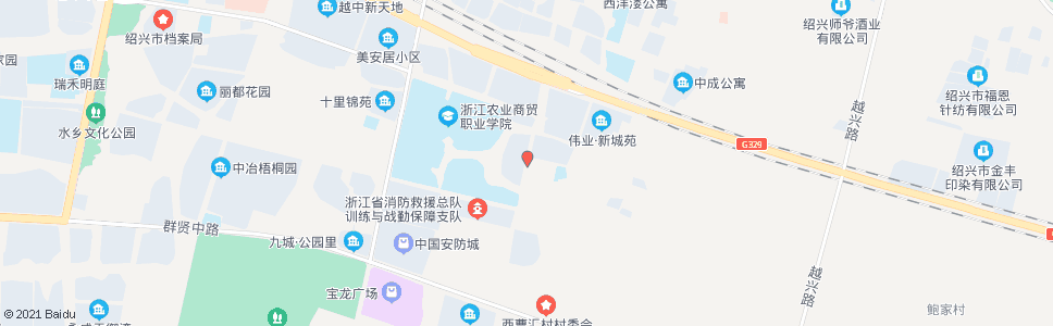 绍兴袍江小学_公交站地图_绍兴公交_妙搜公交查询2024