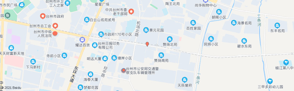 台州景元花园(南)_公交站地图_台州公交_妙搜公交查询2024