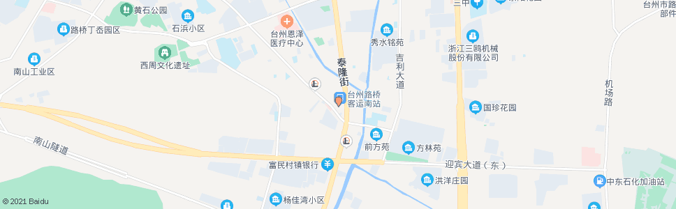 台州路桥短途南站_公交站地图_台州公交_妙搜公交查询2024