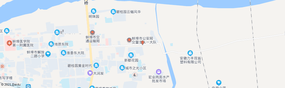 蚌埠治淮路龙河路_公交站地图_蚌埠公交_妙搜公交查询2025