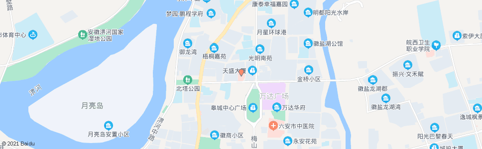 六安市第四人民医院_公交站地图_六安公交_妙搜公交查询2024