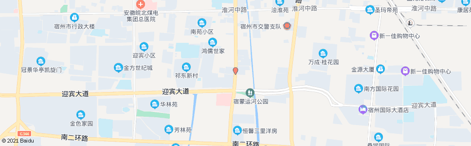 宿州光华园_公交站地图_宿州公交_妙搜公交查询2024