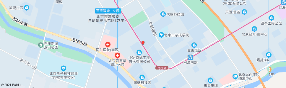 北京宏达南路_公交站地图_北京公交_妙搜公交查询2024