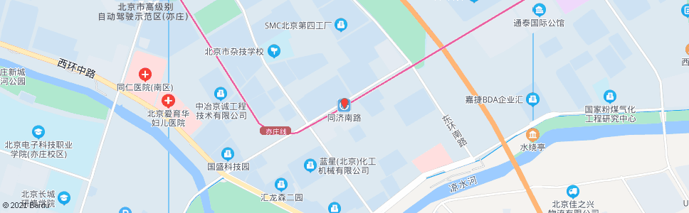 北京同济南路地铁站_公交站地图_北京公交_妙搜公交查询2024