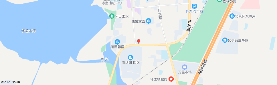 北京怀柔地税局_公交站地图_北京公交_妙搜公交查询2024