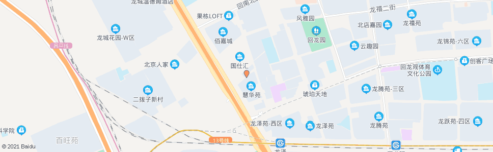 北京慧华苑小区北门_公交站地图_北京公交_妙搜公交查询2024