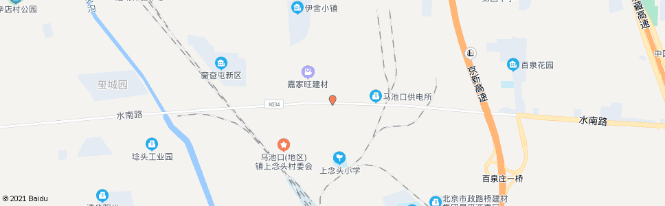 北京上念头村_公交站地图_北京公交_妙搜公交查询2024