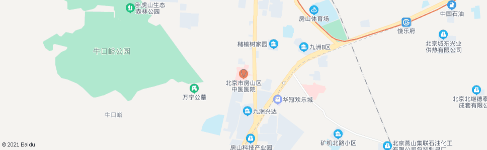 北京房山中医医院_公交站地图_北京公交_妙搜公交查询2024