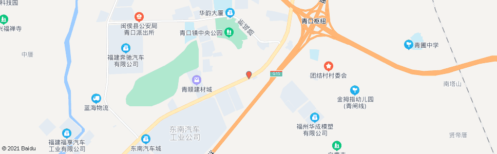 福州青口建材市场_公交站地图_福州公交_妙搜公交查询2024