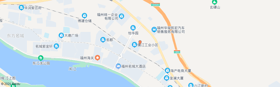 福州马江茶山路口_公交站地图_福州公交_妙搜公交查询2024