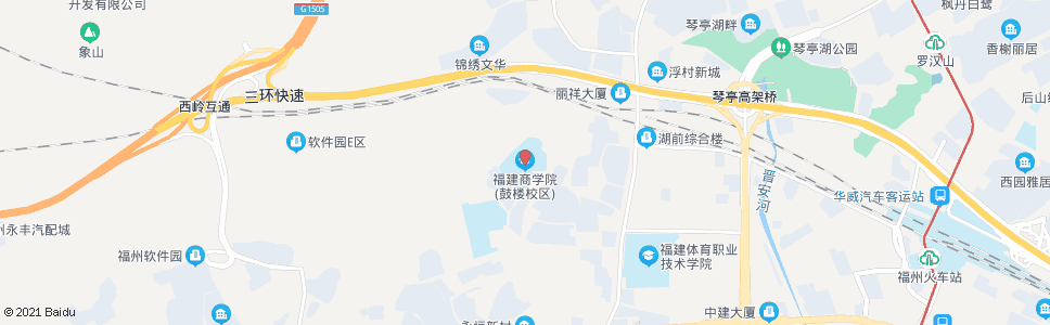 福州福建商业学校_公交站地图_福州公交_妙搜公交查询2024