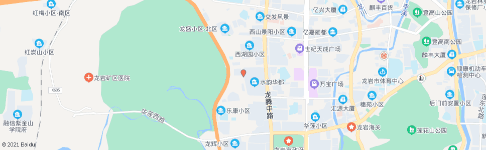 龙岩西陂安置小区_公交站地图_龙岩公交_妙搜公交查询2024