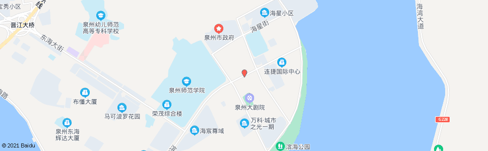 泉州滨海街中段_公交站地图_泉州公交_妙搜公交查询2024