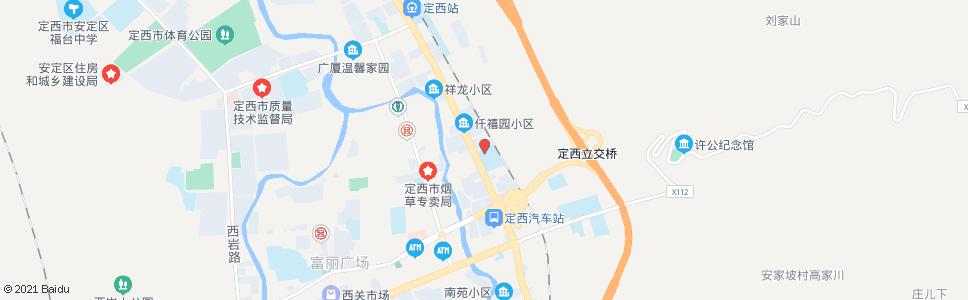 定西交通路中学_公交站地图_定西公交_妙搜公交查询2024