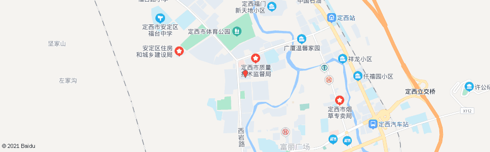 定西建宁小区_公交站地图_定西公交_妙搜公交查询2024