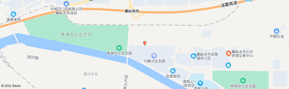 嘉峪关讨赖河公园(园林局人防大楼)_公交站地图_嘉峪关公交_妙搜公交查询2024