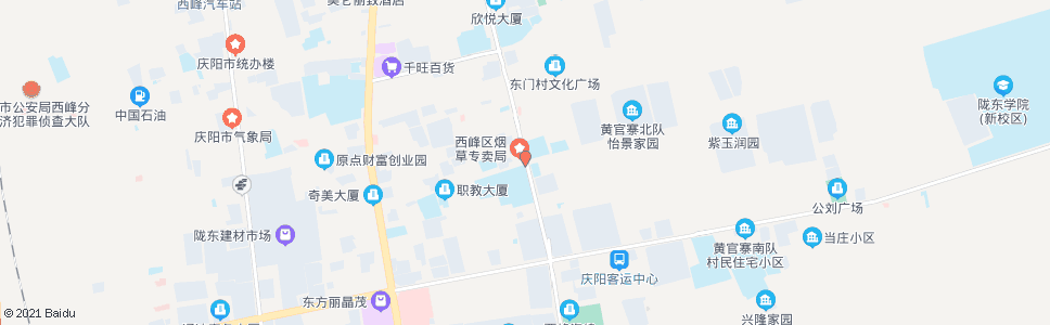 庆阳育才路_公交站地图_庆阳公交_妙搜公交查询2024