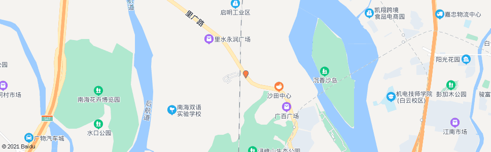 佛山洲村_公交站地图_佛山公交_妙搜公交查询2024