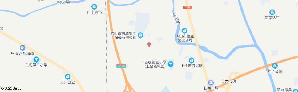 佛山渡滘村(上金瓯)_公交站地图_佛山公交_妙搜公交查询2024