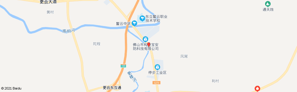 佛山停步村_公交站地图_佛山公交_妙搜公交查询2024