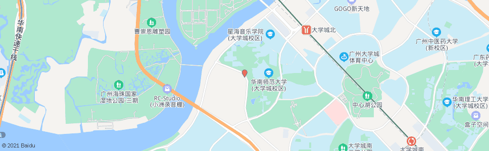 广州北亭村大街(原西五路站)_公交站地图_广州公交_妙搜公交查询2024